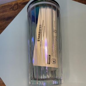 Starbucks 2020 Holiday Iridescent Glass Tumbler